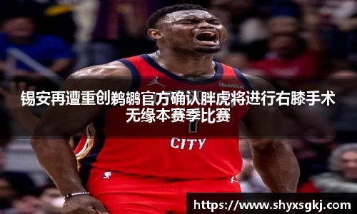 锡安再遭重创鹈鹕官方确认胖虎将进行右膝手术无缘本赛季比赛