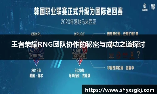 王者荣耀RNG团队协作的秘密与成功之道探讨